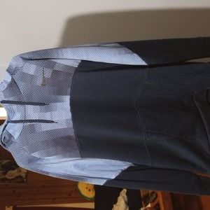 Navy Nike Hooded Sweatshirt.  3xlt.